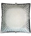 چراغ سقفی مدل خورشید - شیشه ای - مربعی