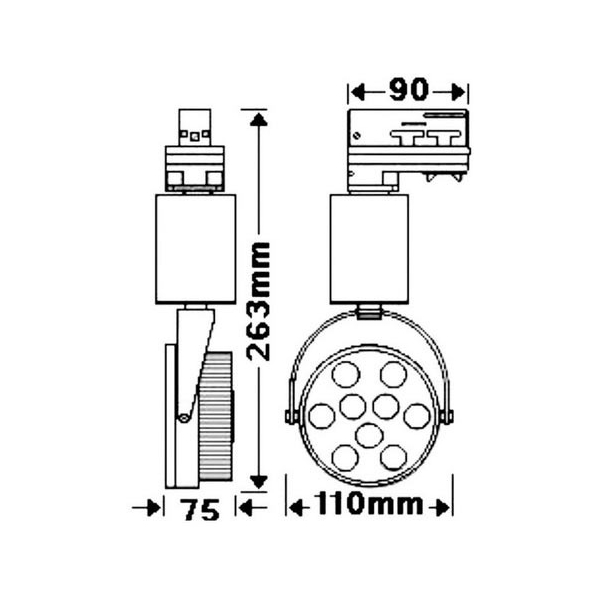 چراغ ریلی فاین الکتریک - مدل FEC-T00211