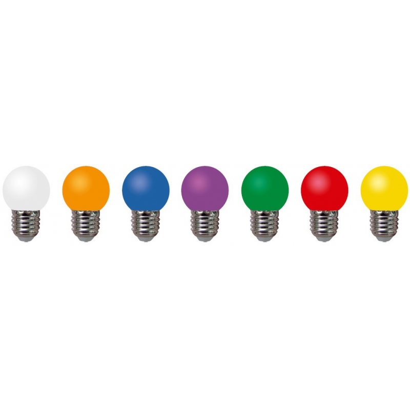 لامپ ال ای دی 0.6 وات رنگی (لامپ چراغ خواب) نمانور