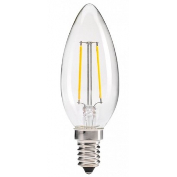 لامپ LED فیلامنتی 4 وات نمانور با حباب شمعی