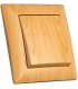 کلید و پریز ویسیج Vissage طرح چوب