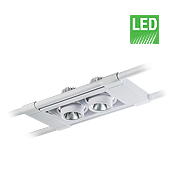 چراغ LED آویز مولتی دانلایت مازی نور مدل اوربیتال چهارخانه 12.5 سانتی