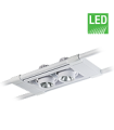 چراغ LED آویز مولتی دانلایت مازی نور مدل اوربیتال چهارخانه 12.5 سانتی