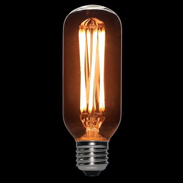 لامپ LED ادیسونی 6 وات مدل SMALL TUBE قهوه ای روشن