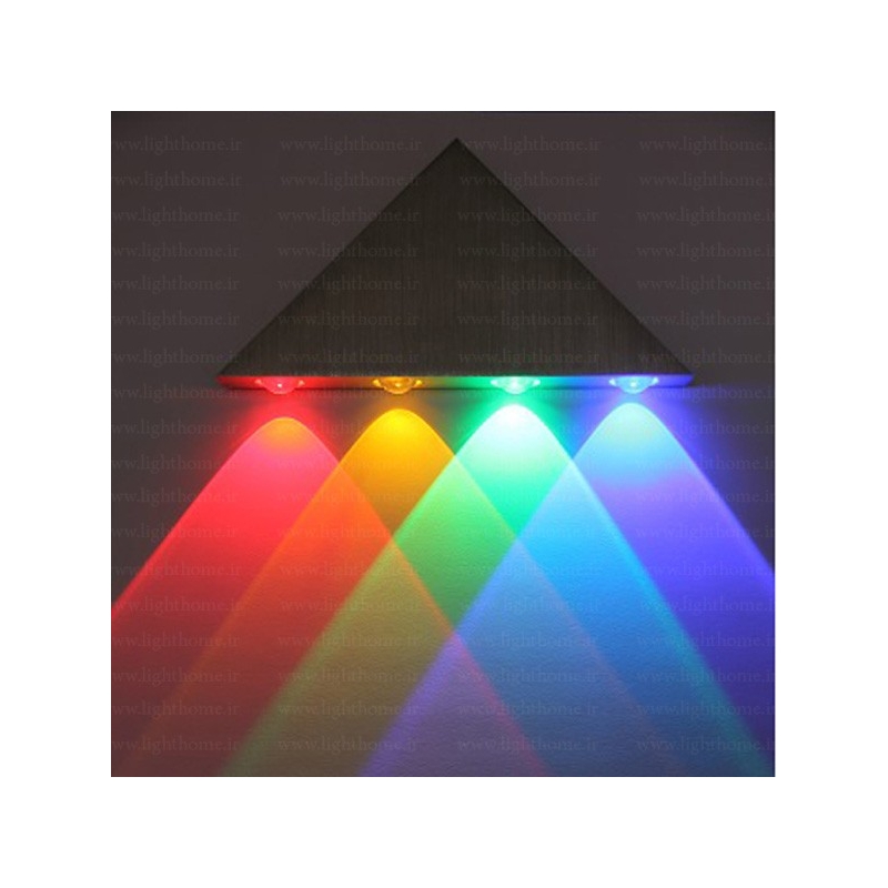 چراغ دکوراتیو مثلثی 4 وات اریس مدل ELG-Q014