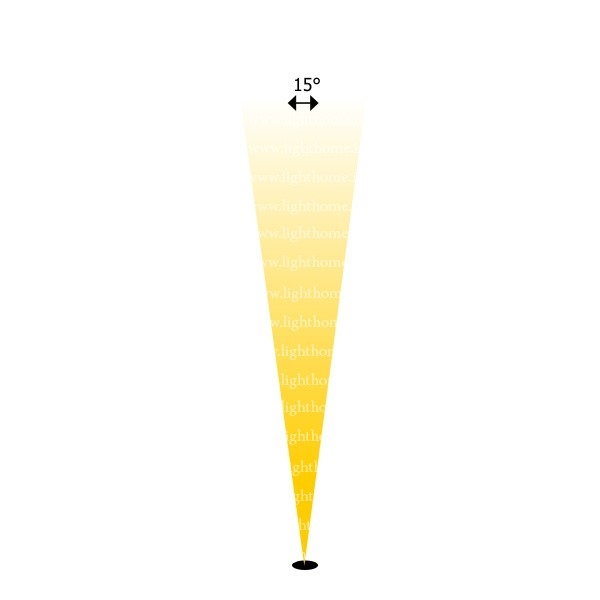 وال واشر 18 وات با لنز 15 درجه و پرتاب نور 8 تا 10 متر