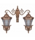 سرشعله چراغ پارکی دوشاخه بیتا نور مدل رادین Bi-6622D