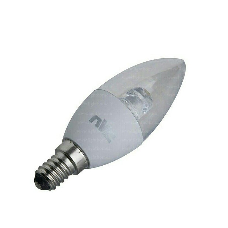 لامپ ال ای دی شمعی 5 وات دیمردار NVC مدل LED-CLED