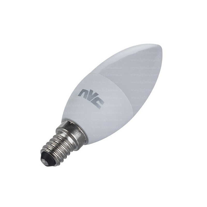 لامپ ال ای دی شمعی 6 وات کریستالی NVC مدل CLE LED
