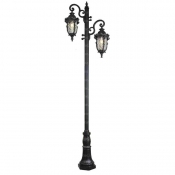 چراغ پارکی دوشاخه مانک پایا مدل BLONA-MM243PG