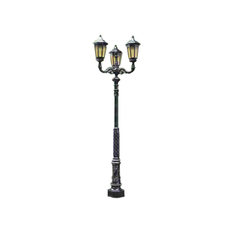 سرشعله چراغ پارکی سه شاخه مانک پایا مدل ROMIA-LM220P3C3