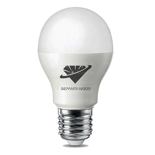 لامپ ال ای دی 7 وات قابل اتصال به دیمر (Dimmable) سپنتا نور