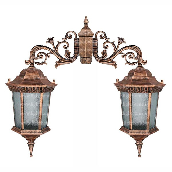 چراغ پارکی دو شعله  تکشیدفام مدل Rabo Ta-7124D