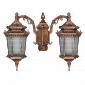 چراغ پارکی دو شعله تکشیدفام مدل Mabad Rabo Ta-7321D