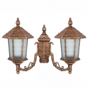 چراغ پارکی دو شعله تکشیدفام مدل VIKTORIYA Ta-7521U