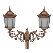چراغ پارکی دو شعله تکشیدفام مدل Rabo Khomrehei Ta-7724U