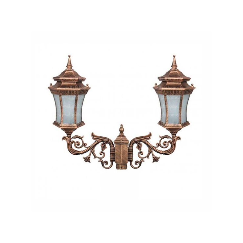 چراغ پارکی دو شعله تکشیدفام مدل Mabad Rabo Kamarbarik Ta-8024U