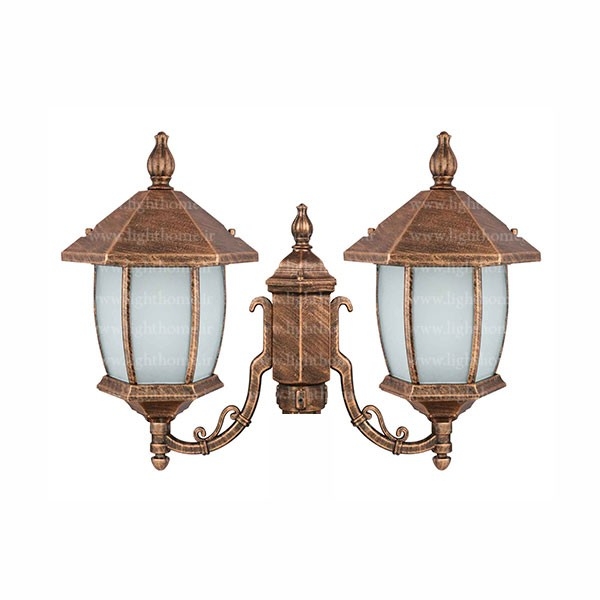 چراغ پارکی دو شعله تکشیدفام مدل Viktoria Khomrehie Ta-8121U