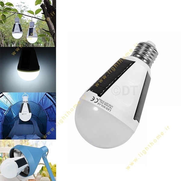 لامپ ال ای دی 8 وات ضد آب ABIZ با قابلیت استفاده از انرژی خورشیدی و برق