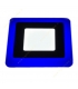پنل SMD روکار مربع 18+18 وات زاک (وسط سفید دور آفتابی یا آبی)