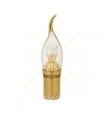 لامپ ال ای دی 7 وات EDC شمعی با پایه طلایی سه حالته