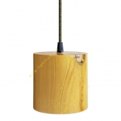 چراغ آویز انگاره چوبی لامپ دار مدل MAGMA 2