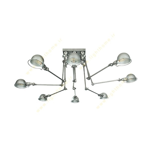 چراغ سقفی 8 شاخه بالب لندن مدل BLPL-SWINGARM-8HEAD