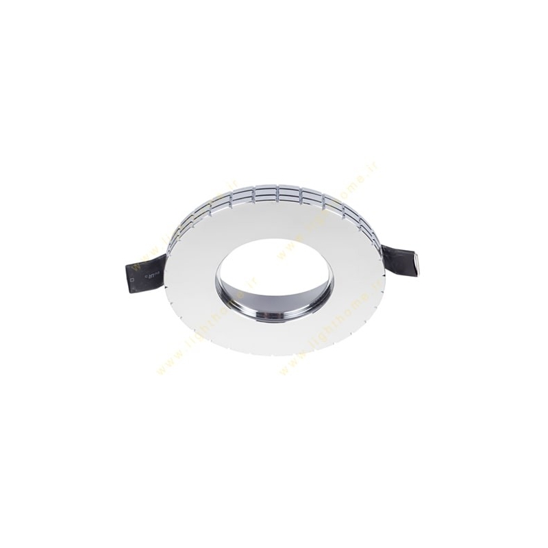 قاب هالوژن دایره نقره ای نوران مدل AG59