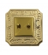 کلید دو پل اهرمی آنتیکو طلایی با قاب سری VITA