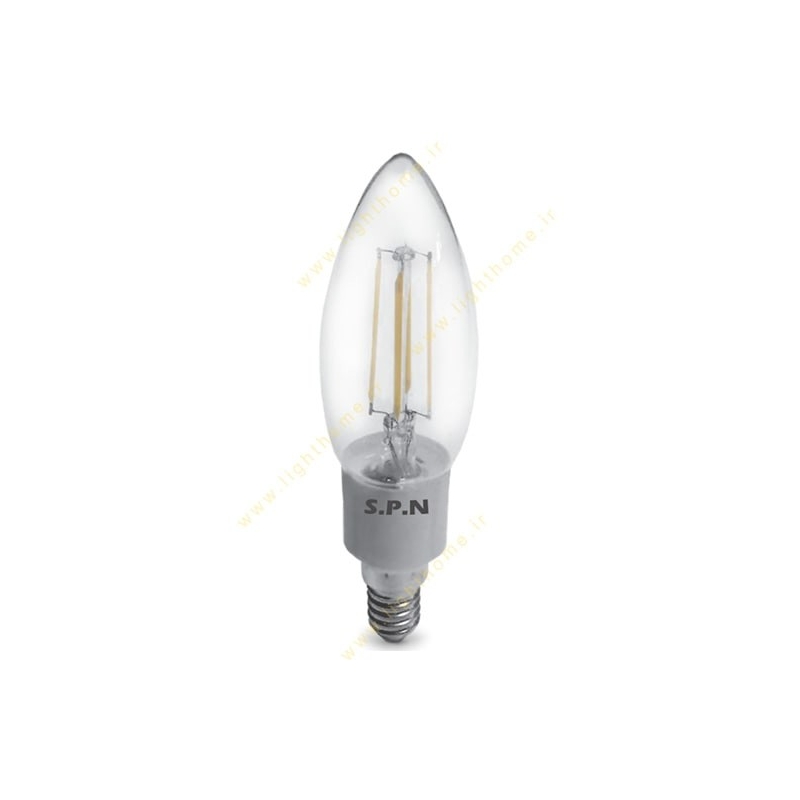 لامپ شمعی فیلامنتی 4 وات SPN کد C35