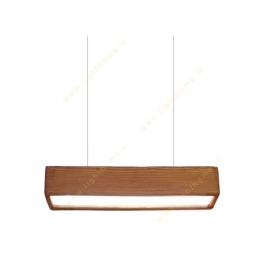 آویز چوبی تسلا بدون لامپ مدل LINER TS-A9-60cm