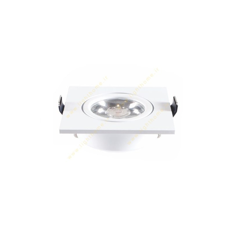 چراغ پنلی COB توکار 5 وات مربع سان لوکس مدل C570S
