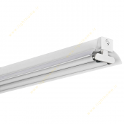 چراغ فلورسنت صنعتی روکار 18*2 وات با رفلکتور سفید مازی نور مدل M122218R
