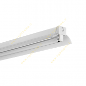 چراغ 28*1 فلورسنت سقفی روکار مازی نور مدل M122128R با رفلکتور سفید و بالاست الکترونیکی