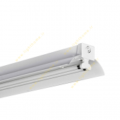 چراغ 80*2 فلورسنت سقفی روکار مازی نور مدل M122280R با رفلکتور سفید و بالاست الکترونیکی