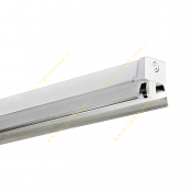 چراغ 28*1 وات فلورسنت سقفی روکار مازی نور مدل M122128AR با رفلکتور سفید و بالاست الکترونیکی