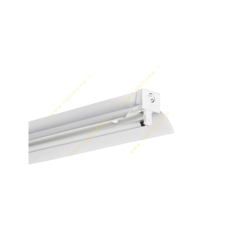 چراغ فلورسنت سقفی 80×1 وات مازی نور مدل فورته M122180BR
