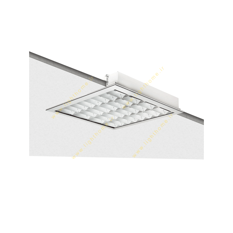 چراغ فلورسنت سقفی 18×4 وات توکار مازی نور مدل استریلوکس M550WECG418