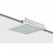 چراغ فلورسنت سقفی 36*3 وات توکار مازی نور مدل M551FESG336TCL با شیشه مات و بالاست الکترونیکی