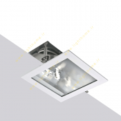 لامپ متال هالاید سقفی 150 وات توکار مازی نور مدل M590C150MH با رفلکتور آلومینیومی لوکس نامتقارن