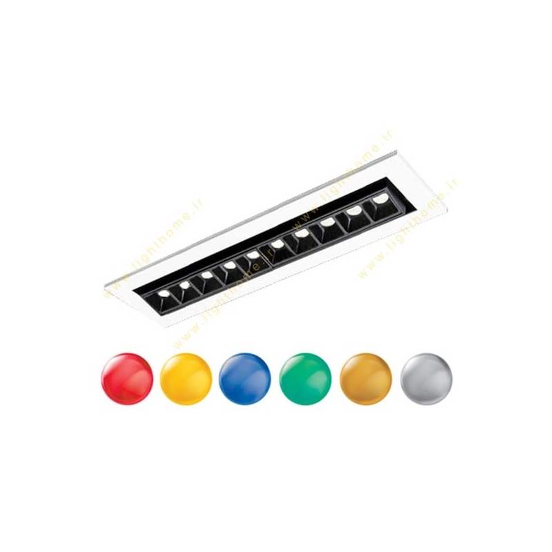 چراغ LED سقفی 23 وات توکار مازی نور مدل لومیلد ثابت M568CMLED2840