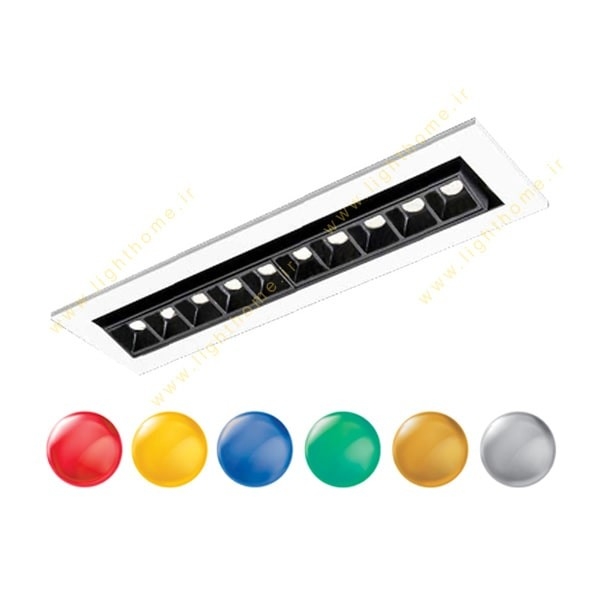 چراغ LED سقفی 23 وات توکار مازی نور مدل M568CMLED2830