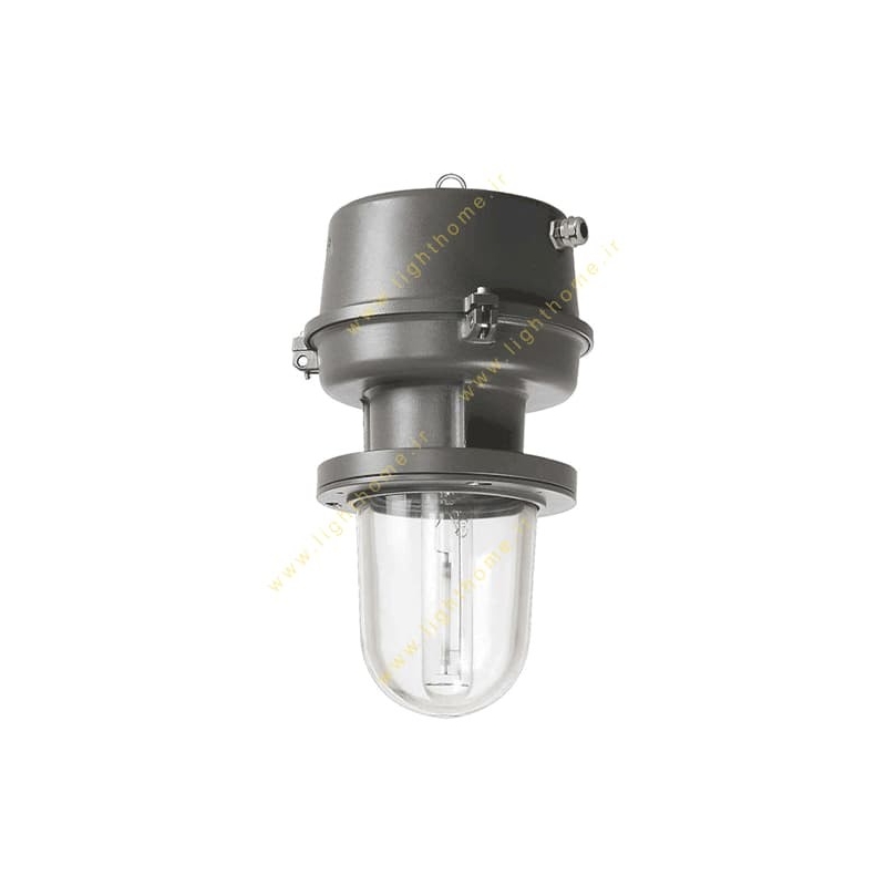 چراغ کارگاهی مازی نور استارک M115CS150S برای لامپ 150 وات و نصب سقفی آویز