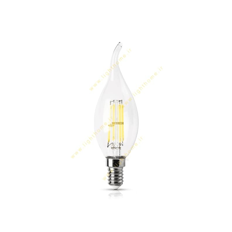 لامپ LED فیلامنتی اشکی 4 وات میتره با سرپیچ E14