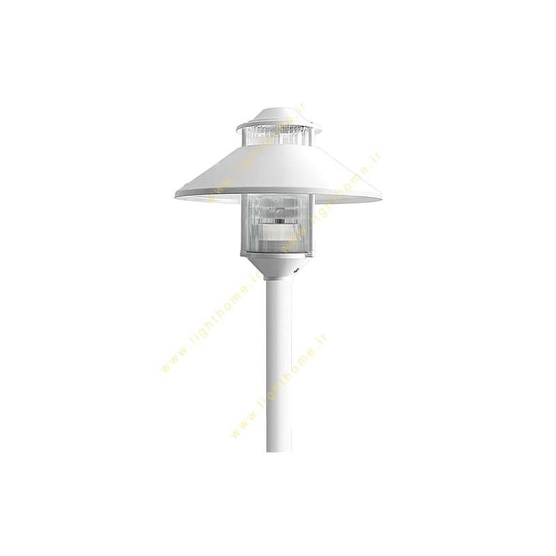چراغ پارکی مازی نور فلورا M6F125M-W برای لامپ 125 وات بخار جیوه