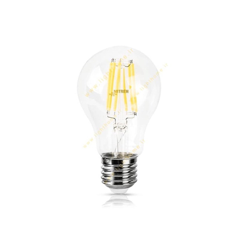 لامپ LED فیلامنتی حبابی 8 وات میتره با سرپیچ E27