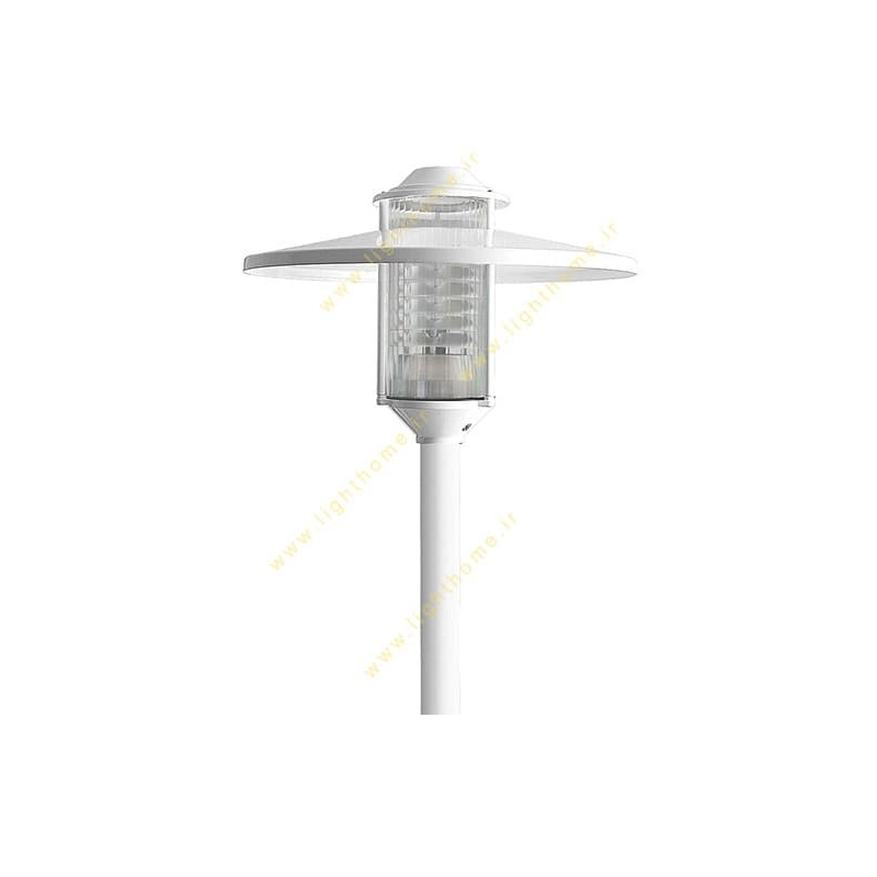 چراغ پارکی مازی نور فلورا M6FLR160B-W برای لامپ 160 وات بخار جیوه