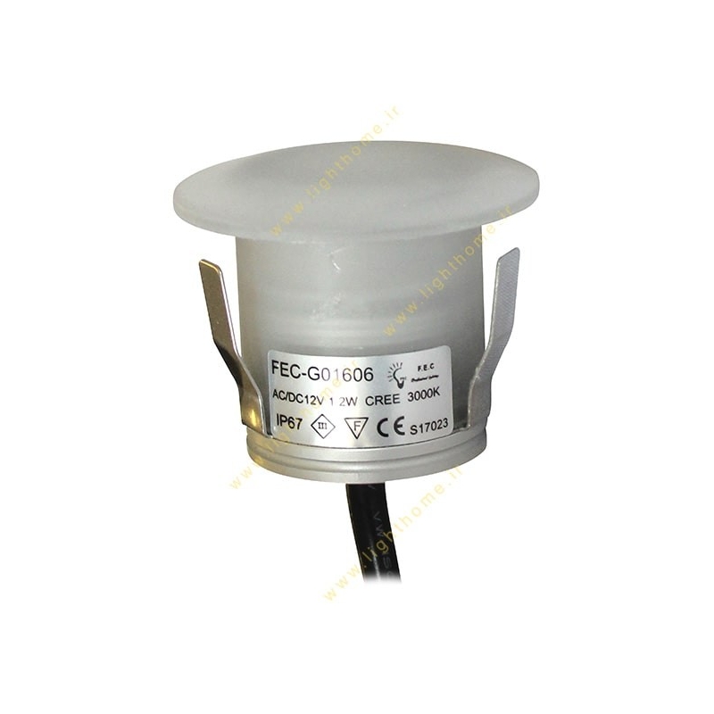 چراغ دفنی پارکتی آب نما 1.2 وات LED مدل FEC-1606