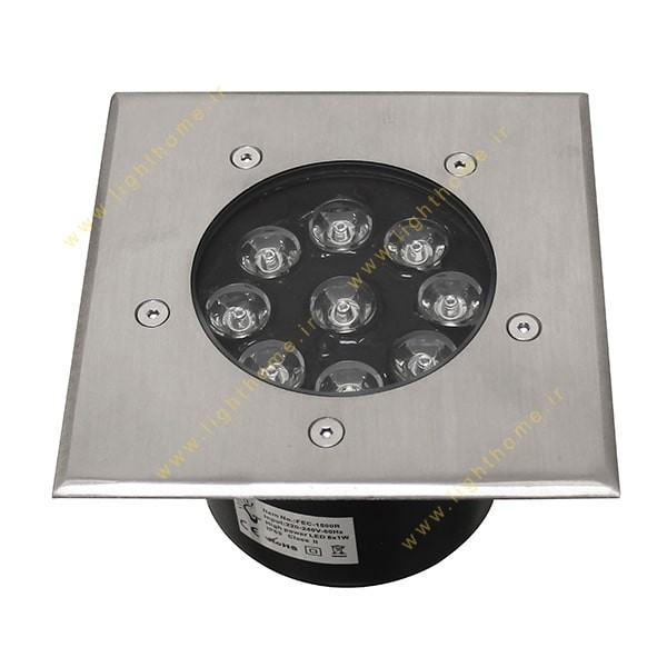 چراغ دفنی POWER LED فاین الکتریک مدل FEC-1500SQ-9W