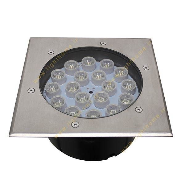 چراغ دفنی مربع LED مدلFEC-18×1W